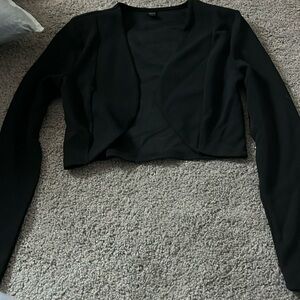 SHEIN cropped black blazer